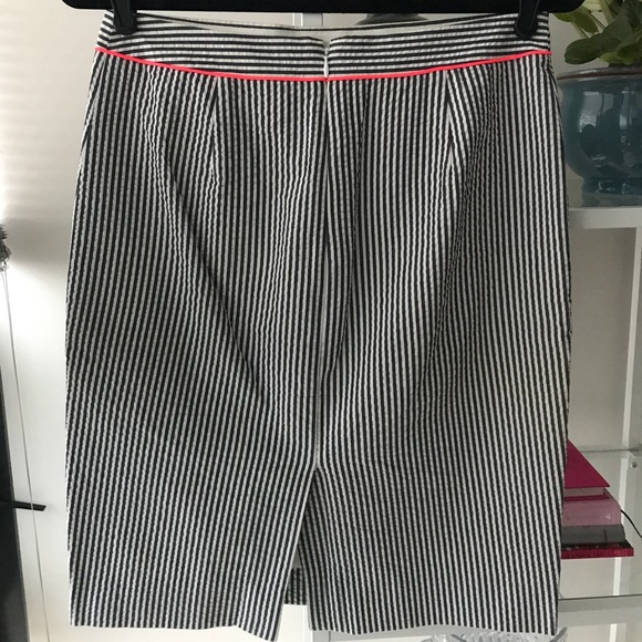 JCrew Factory Seersucker Pencil Skirt - Picture 2 of 2